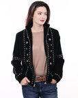 American Darling ADDR015 Velvet Women shirt dress Tunic Ladies girl Top Black