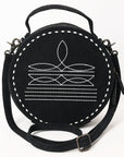 American Darling Canteen Genuine Suede Leather Women Bag Western Handbag Purse