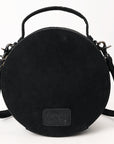 American Darling Canteen Genuine Suede Leather Women Bag Western Handbag Purse