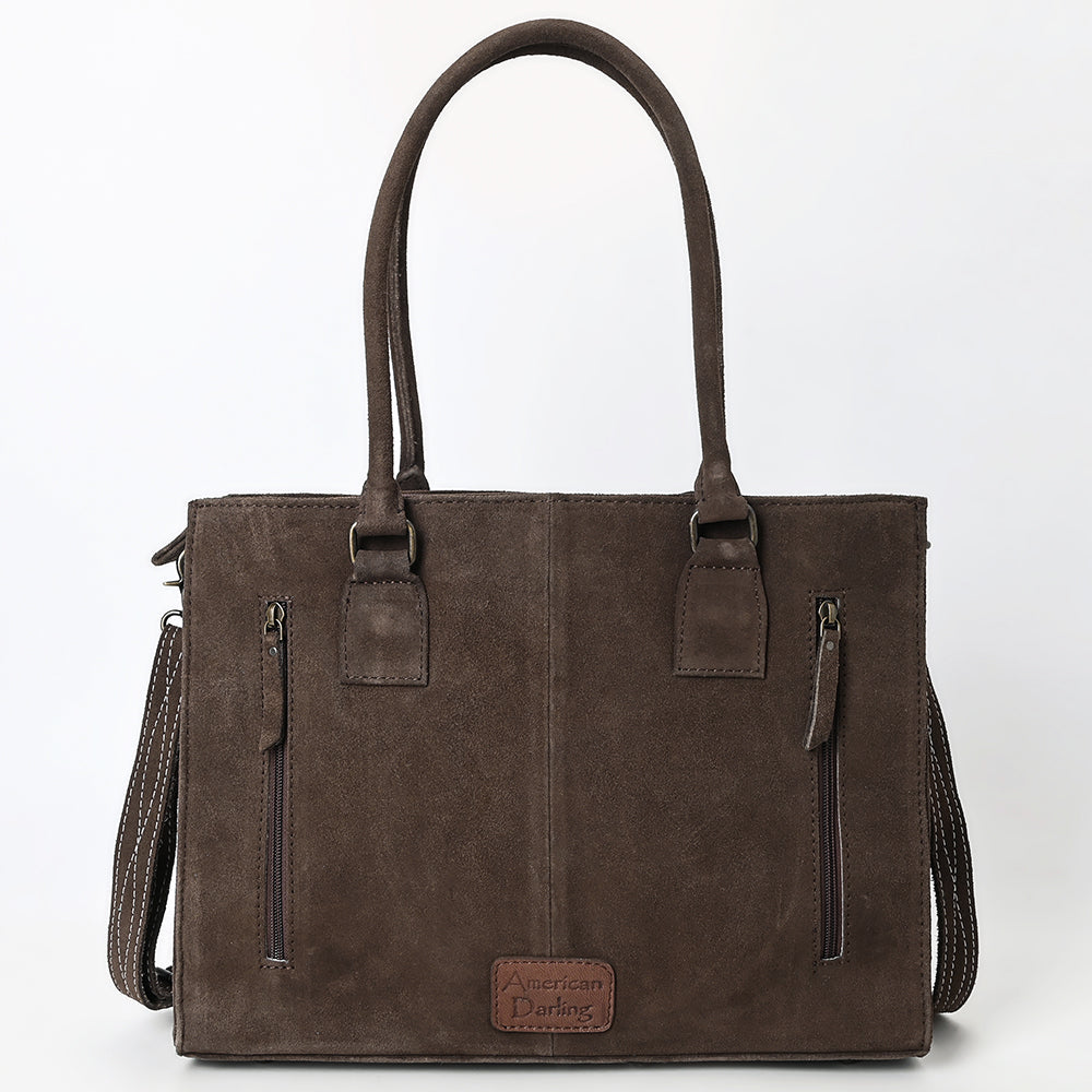 American Darling Tote Genuine Suede Leather Women Bag Western Handbag Purse