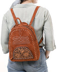 American Darling Backpack Hand Tooled Genuine Leather Women Bag Western Handbag Purse