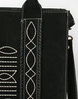 American Darling Tote Genuine Suede Leather Women Bag Western Handbag Purse