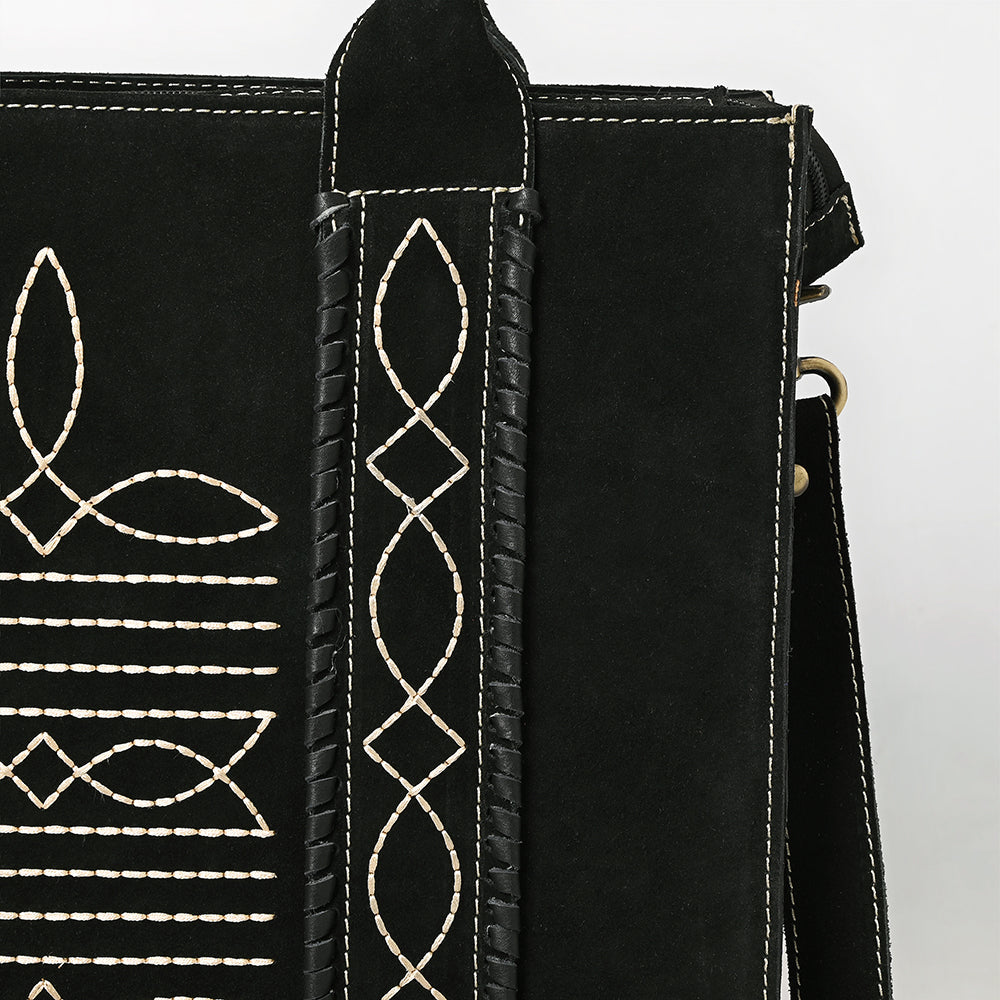 American Darling Tote Genuine Suede Leather women bag western handbag