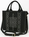 American Darling Tote Genuine Suede Leather Women Bag Western Handbag Purse