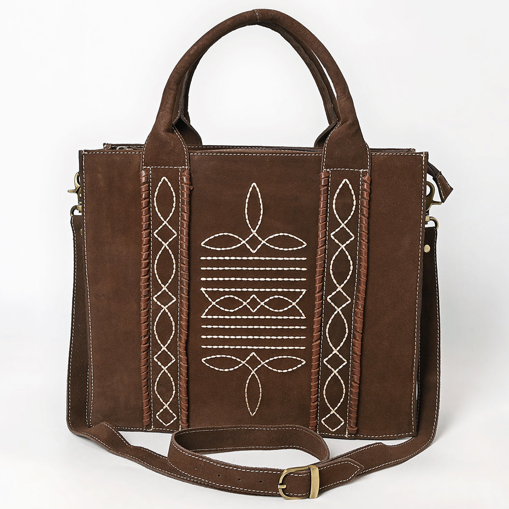 American Darling Tote Genuine Suede Leather women bag western handbag