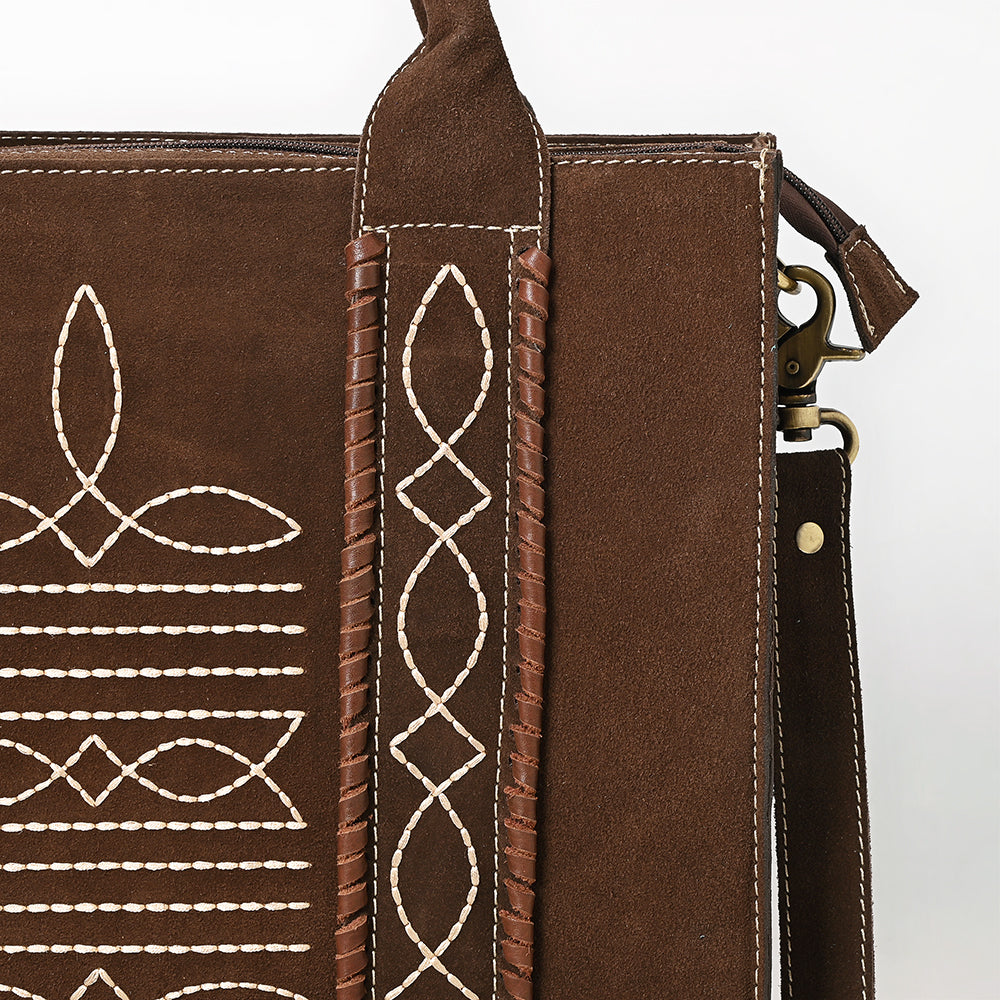 American Darling Tote Genuine Suede Leather women bag western handbag