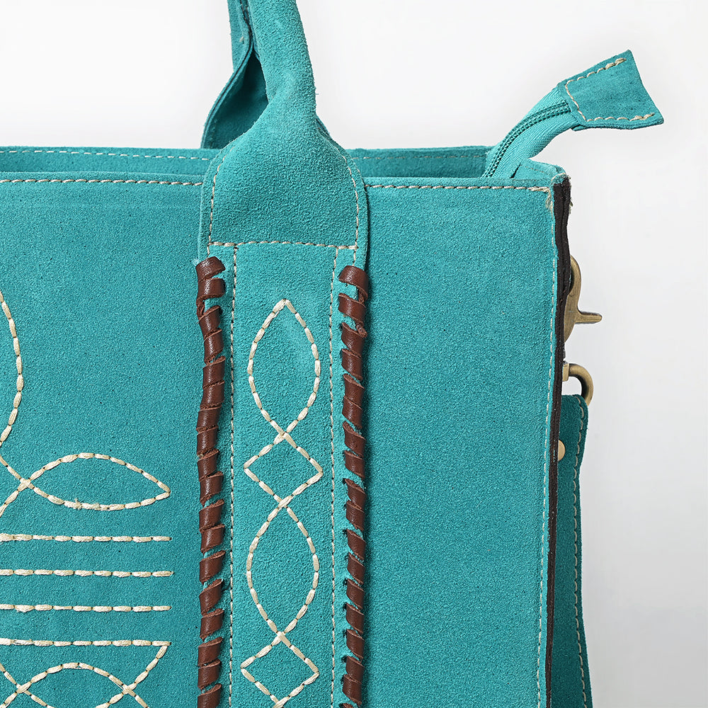 American Darling Tote Genuine Suede Leather women bag western handbag