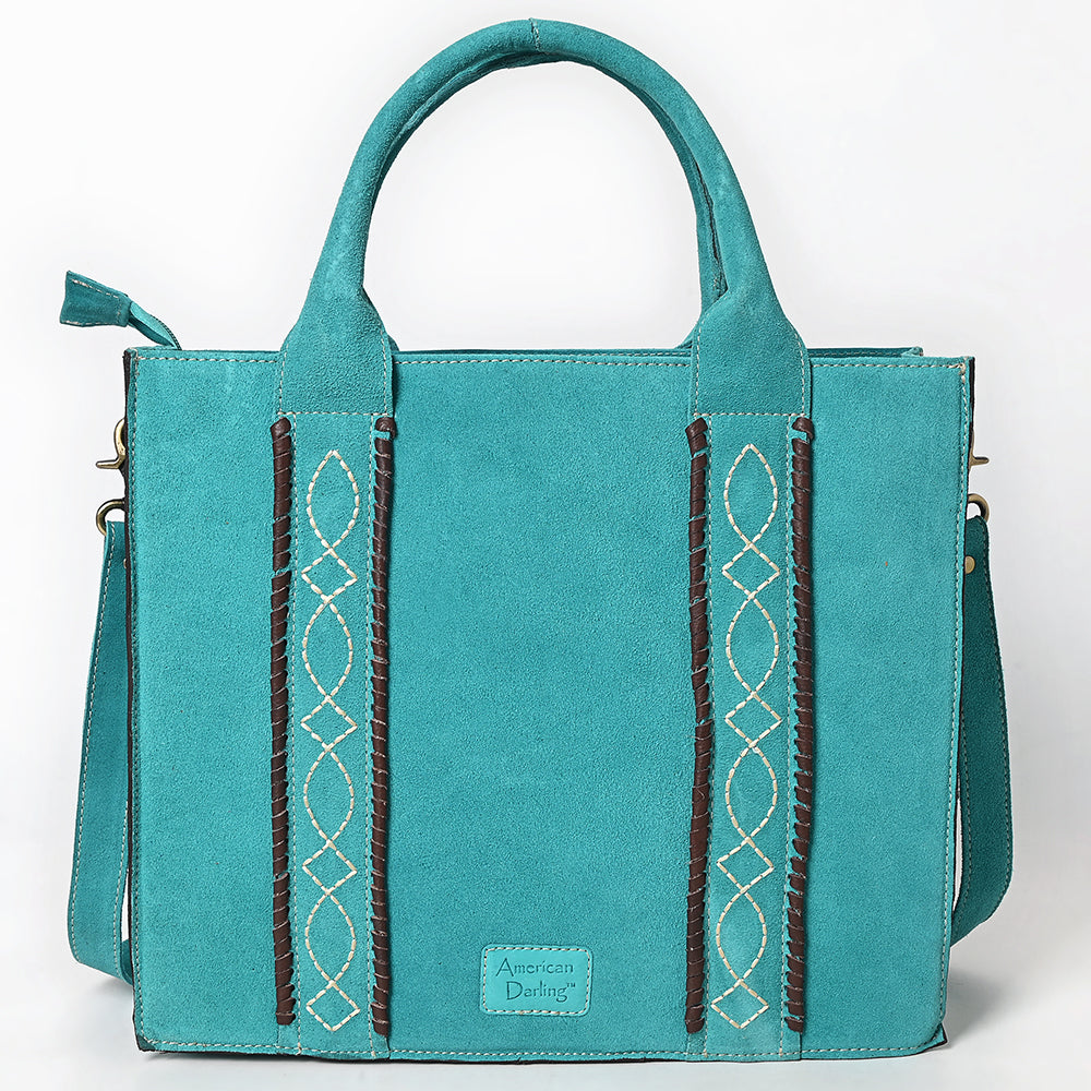 American Darling Tote Genuine Suede Leather women bag western handbag