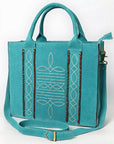 American Darling Tote Genuine Suede Leather women bag western handbag