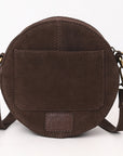 American Darling Canteen Genuine Suede Leather women bag western handbag purse