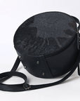 American Darling Canteen Crocodile Embossed Genuine Leather Women Bag Western Handbag Purse