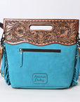 American Darling Crossbody Hand Tooled Genuine Suede Leather Women Bag Western Handbag Purse