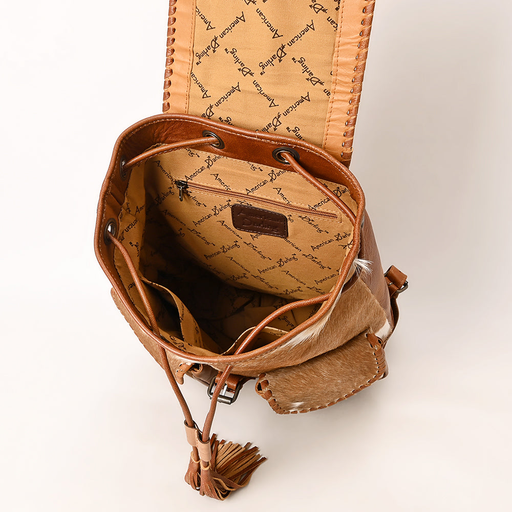 American Darling Backpack Hair-On Genuine Leather women bag western handbag purse