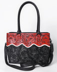 American Darling Tote Beautifully Hand Tooled Genuine Leather Women Bag Western Handbag Purse