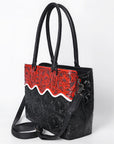 American Darling Tote Beautifully Hand Tooled Genuine Leather Women Bag Western Handbag Purse