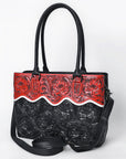 American Darling Tote Beautifully Hand Tooled Genuine Leather Women Bag Western Handbag Purse