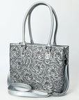 American Darling Tote Hand Tooled Genuine Leather Women Bag Western Handbag Purse