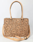 American Darling Tote Hand Tooled Genuine Leather Women Bag Western Handbag Purse