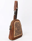 American Darling Sling Hand Tooled Genuine Leather women bag western handbag purse