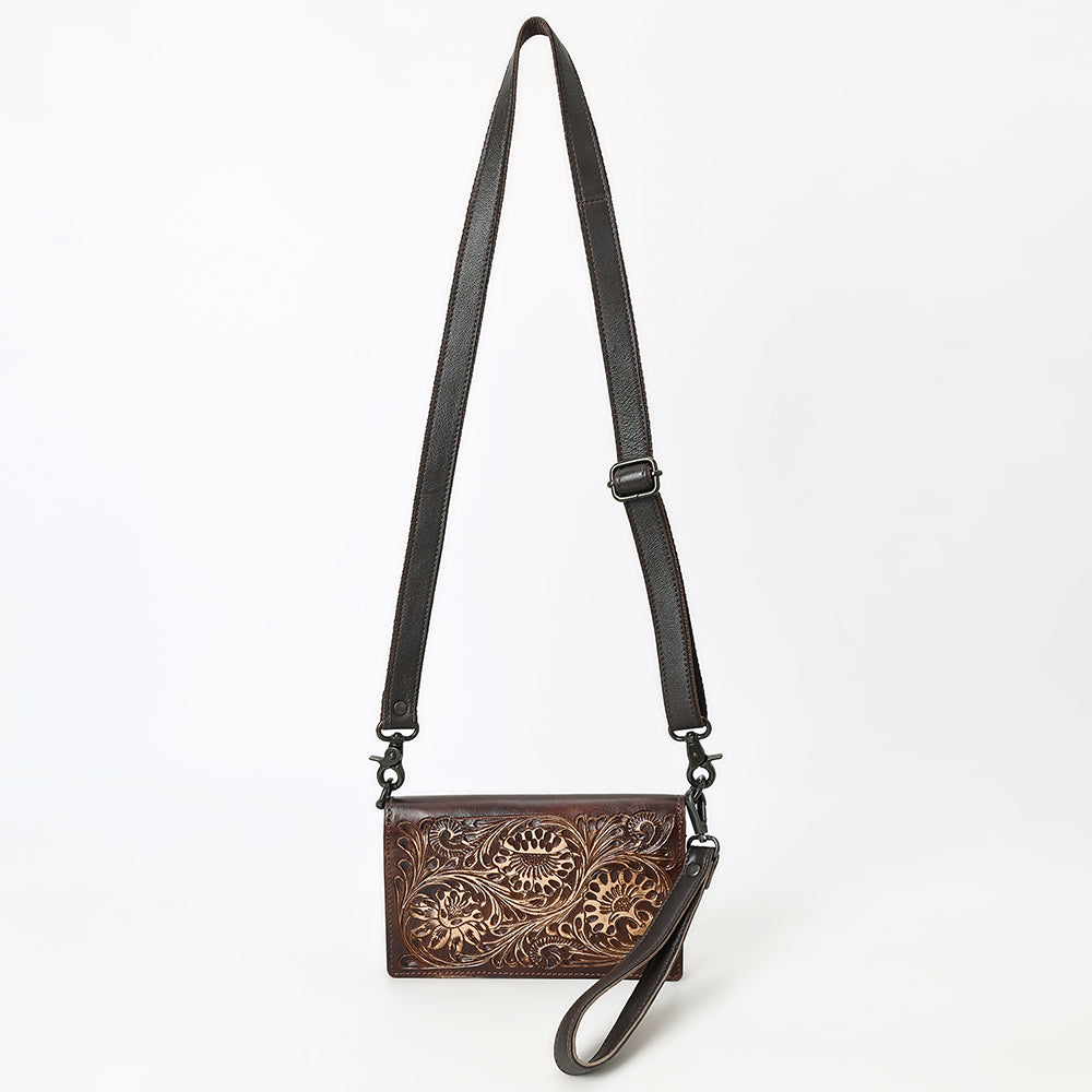 American Darling Wallet Beautifully Hand Tooled Genuine Leather women bag western handbag purse