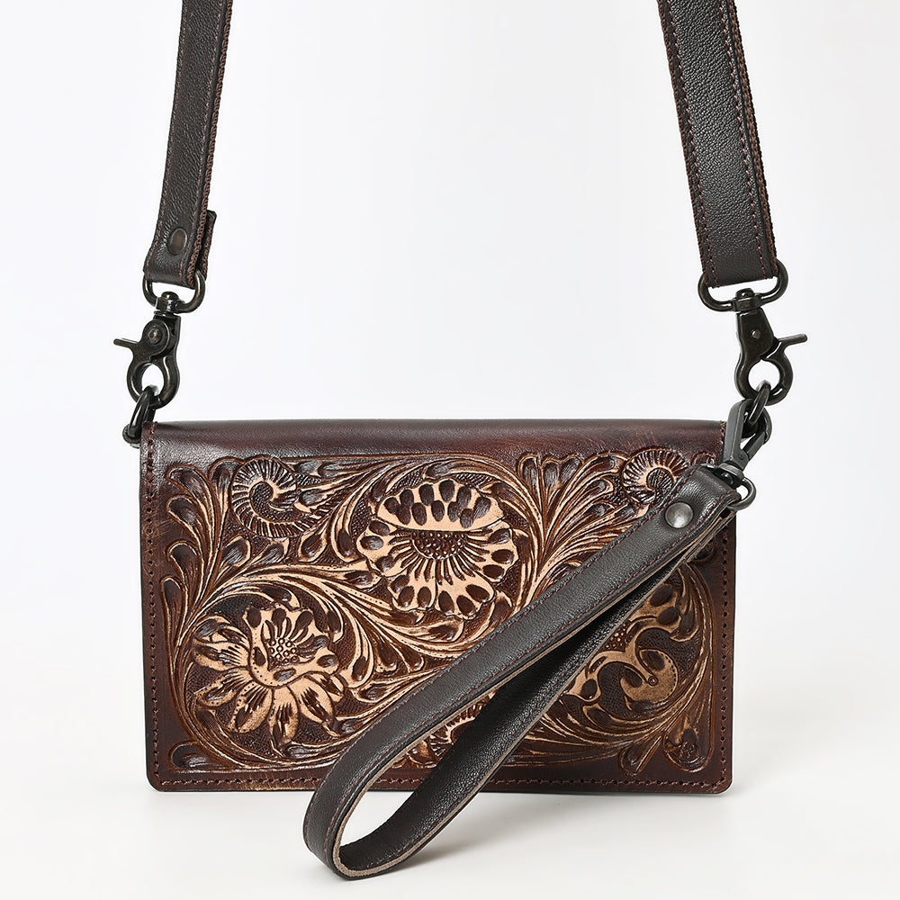 American Darling Wallet Beautifully Hand Tooled Genuine Leather women bag western handbag purse