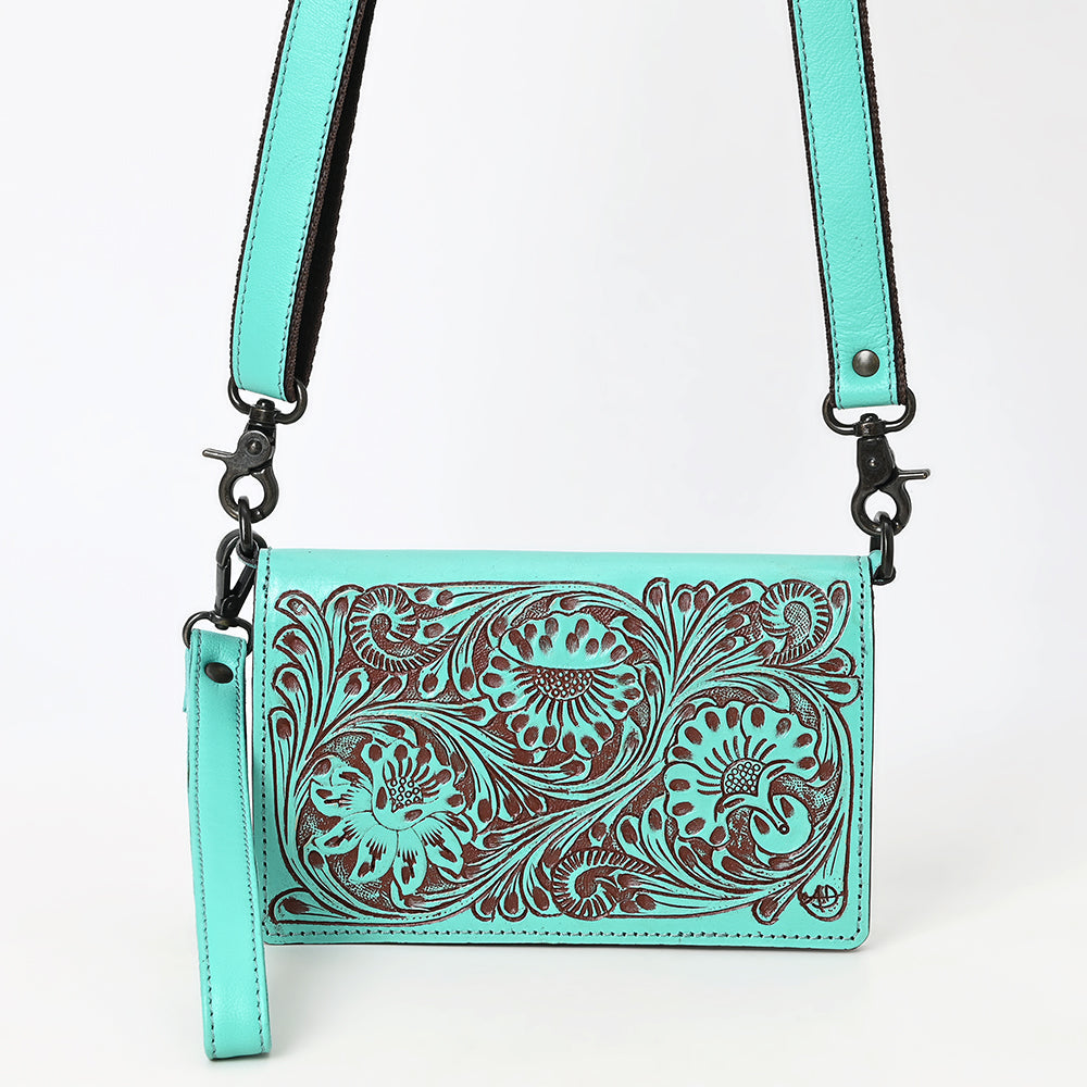 American Darling Wallet Beautifully Hand Tooled Genuine Leather women bag western handbag purse