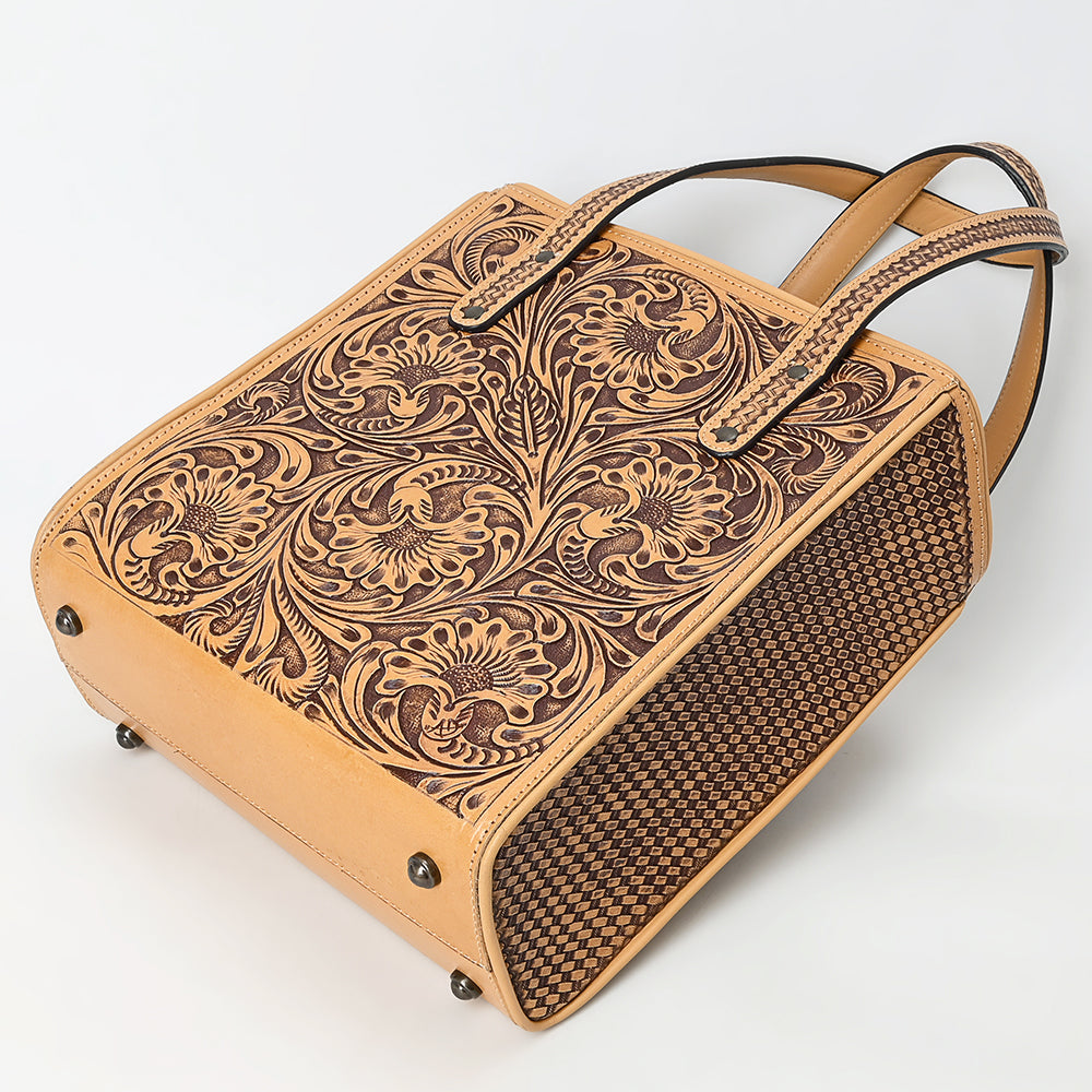 American Darling Tote Beautifully Hand Tooled Genuine Leather women bag western handbag purse