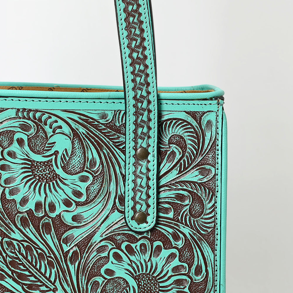 American Darling Tote Beautifully Hand Tooled Genuine Leather women bag western handbag purse