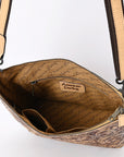 American Darling Large Crossbody Beautifully Hand Tooled Genuine Leather women bag western handbag purse