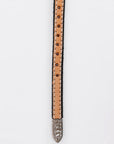American Darling Hand tooled Hatband Genuine American Leather Western Adjustable Unisex