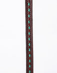 American Darling Hand tooled Hatband Genuine American Leather Western Adjustable Unisex