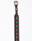 American Darling Hand tooled Hatband Genuine American Leather Western Adjustable Unisex