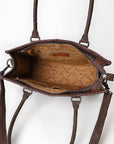 American Darling Tote Embossed Genuine Western Leather Women Bag