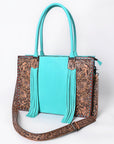 American Darling Tote Beautifully Hand Tooled Genuine Leather Women Bag Western Handbag Purse