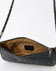 American Darling Small Crossbody Beautifully Hand Tooled Genuine Leather women bag western handbag purse