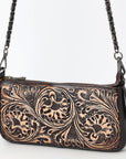 American Darling Small Crossbody Beautifully Hand Tooled Genuine Leather women bag western handbag purse
