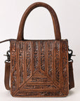 ADBG1608 Tote Hand Tooled Genuine Western Leather Women Bag