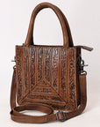 ADBG1608 Tote Hand Tooled Genuine Western Leather Women Bag