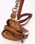 American Darling Hand Curved & Hair On Genuine Leather Sling Bag