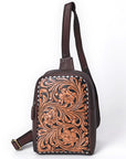 American Darling Sling Hand Tooled Genuine Leather women bag western handbag purse