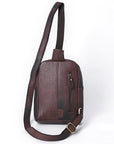 American Darling Sling Hand Tooled Genuine Leather women bag western handbag purse