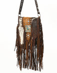 American Darling Crossbody Hair On Genuine Leather Women Bag Western Handbag Purse | for Cute