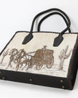 ADBGM512 Tote Hair On Genuine Western Leather Women Bag
