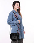 American Darling Cross Body Suede Genuine Western Leather Women Bag Western Handbag Purse