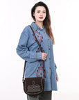 American Darling Cross Body Suede Genuine Western Leather Women Bag Western Handbag Purse