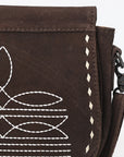 American Darling Cross Body Suede Genuine Western Leather Women Bag Western Handbag Purse