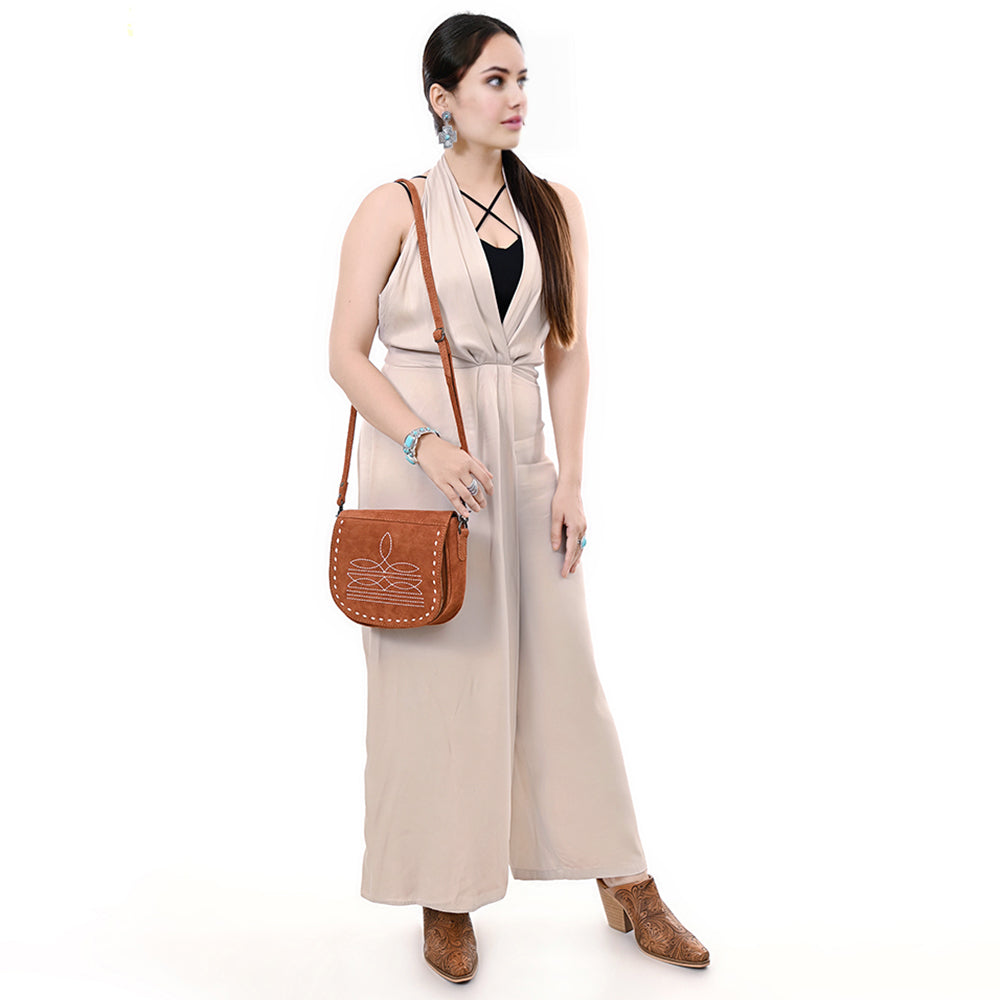 American Darling Cross Body Suede Genuine Western Leather Women Bag Western Handbag Purse