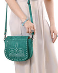 American Darling Cross Body Suede Genuine Western Leather Women Bag Western Handbag Purse