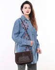 American Darling Cross Body Suede Genuine Western Leather Women Bag Western Handbag Purse