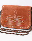 American Darling Cross Body Suede Genuine Western Leather Women Bag Western Handbag Purse